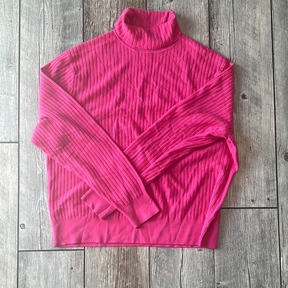 Men’s Mr. Turk Merino Wool Ribbed Turtleneck Sweater